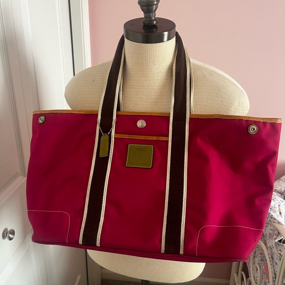 Coach Weekend Tote 6262 Pink